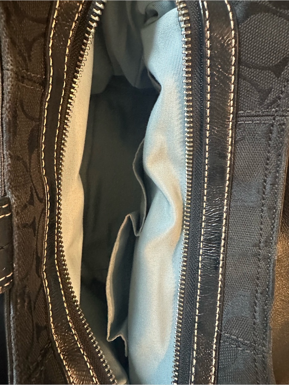 Coach Black SoHo Lynn Signature Hobo Bag with Buckle Accent - Picture 3 of 10